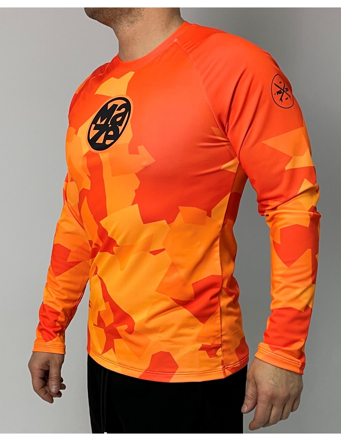 РАШГАРД MAZE CAMO ORANCE